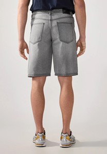 CONX Pantalones Cortos de Mezclilla para Hombre, 100% Algodón, Transpirables, de Cintura Media, Rotos, Rectos, Última Moda, Estilo Urbano, Lavado Claro - Product Image 3
