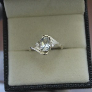 Natural White Topaz <b>Ring</b> S925 Sterling Silver Handmade Jewelry Anniversary Gift Elegant Gemstone <b>Ring</b> For Women - Product Image 6