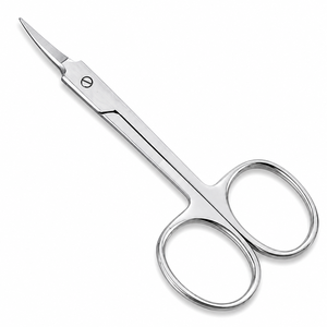 Ciseaux à cuticules professionnels en acier inoxydable avec manche doré, ciseaux à ongles de précision pour manucure - Product Image 1