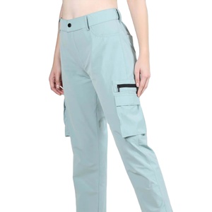 ชุดโยคะสำหรับผู้หญิงกางเกงสไตล์สตรีททรงแบ็กกี้มีกระเป๋า6ใบโลโก้ออกแบบใหม่ - Product Image 1