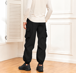 Pantalon de snowboard unisexe à jambes larges avec fermeture éclair - Imperméable Tex 10 000 mm - Tex Plus Size - Ski d'hiver, sports de neige, activités de plein air - Product Image 3