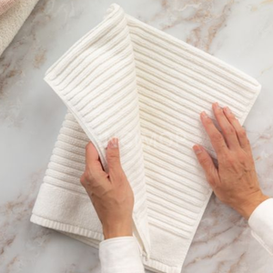 Commande en gros de chiffons de nettoyage commerciaux en coton côtelé 100% blanc, 16x19, 32 oz, durables, pour restaurants, par Reliable Asian - Product Image 1