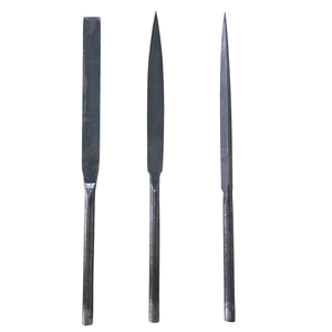 Prix usine DIY 3 types de limes en acier D25 de 10 pouces, limes à main à coupe lisse et limes à aiguille de précision pour métal, bois et pierre - Product Image 1