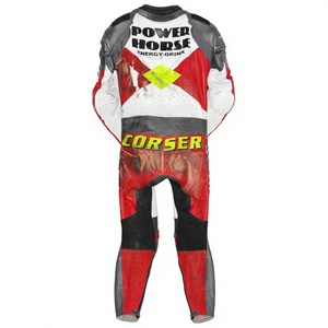 Traje de Carreras Rucati de 1 Pieza en Piel de Vacuno/Canguro para Motociclismo/Traje de Moto para Pilotos - Product Image 2