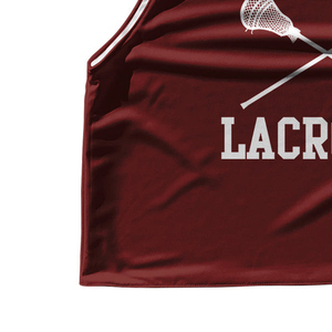 Maillots de lacrosse personnalisés en mesh respirant, grande taille, protection UV, séchage rapide, unisexes, réversibles, vente en gros - Product Image 4