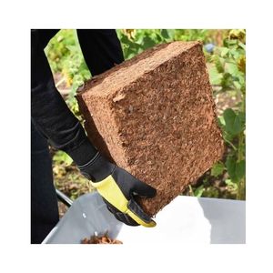 Brique de coco TOPGRADE pour des substrats uniques à haute capacité d'absorption d'humidité et des plateaux d'infrastructure pour serres industrielles - Product Image 1