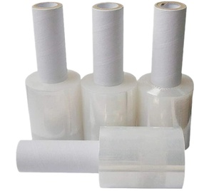 Transparent PE Cast Stretch Film <b>Pallet</b> Stretch <b>Wrap</b> Shrink <b>Wrap</b> with Plastic Handle Dispenser Factory Price Packaging Film - Product Image 3