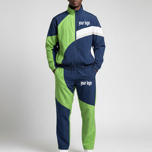 Ensemble survêtement coupe-vent sur mesure, veste coupe-vent imperméable en nylon et pantalon en nylon, ensemble coupe-vent léger - Product Image 1