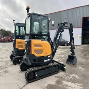 Mini-excavatrice Hyundai, poids opérationnel 0,32 m³, capacité de la benne, moteur et pompe inclus, équipement de construction à vendre - Product Image 1