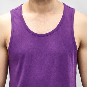 Factory High Quality Mens Plain Color Gym Breathable Quick Dry Mesh <b>Vest</b> Bodybuilding <b>Stringer</b> Tank Top Train Active Wear - Product Image 4