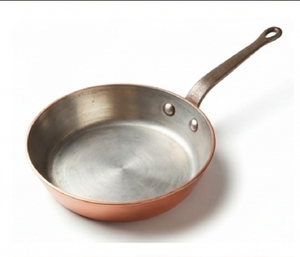 Copper Frying Pan Stainless Steel Lining Durable Minimalist Design Dishwasher Safe For Gas Use And Kitchenware Use - Product Image 1