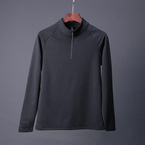 Sudaderas con media cremallera personalizadas al por mayor para hombre, con cuello alto, tipo jersey, para golf y ropa deportiva. - Product Image 3