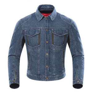 Chaqueta de Mezclilla para Hombre, a la Moda, Resistente al Viento, Chaqueta de Motociclista, Chaqueta de Mezclilla para Motociclista, Gran Venta - Product Image 1