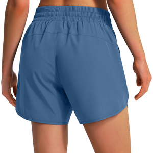 Wholesale Price High Quality Breathable Solid Color Streetwear Women's High Waist Shorts <b>Drawstring</b> New Design Stylish 100% - Product Image 6