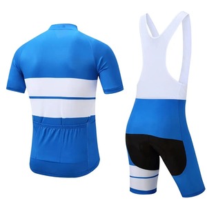 Conjunto de camiseta de Ciclismo de manga corta para hombre, pantalones cortos con pechera de secado rápido, gran oferta, camiseta de equipo de ciclismo al por mayor - Product Image 2