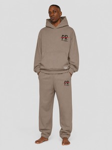 Ensemble de survêtement décontracté pour homme en mélange de coton doux, veste zippée et pantalon de jogging, tenue confortable pour le sport, la gym, l'entraînement et la détente - Product Image 1