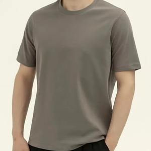 Camiseta Personalizada de Gran Tamaño para Hombre, Camisetas de Cuello Redondo 100% Algodón, Lisas, de Cuello Alto, para Hombre - Product Image 6