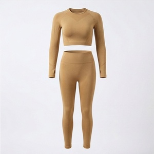 Ensemble de yoga pour femmes, tenue de sport, soutien-gorge de sport, leggings, pantalon, vêtements de fitness, design personnalisé, vêtements de sport athlétiques, tenue d'exercice - Product Image 1