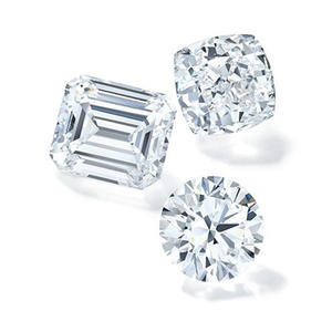 Collection de pierres précieuses en vrac : Diamant Moissanite synthétique de couleur D, taille émeraude, VVS, pierre blanche, style bijoux - Product Image 1