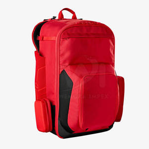Mochila Roja de Béisbol con Bolsillos para Bates, Bolsa Deportiva Resistente para Entrenamiento y Almacenamiento de Equipo - Product Image 3