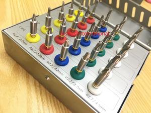 Kit de brocas cónicas manuales de acero inoxidable para odontología al por mayor de Bisons |   Juego de 25 piezas de brocas para implantes quirúrgicos con tope - Product Image 4