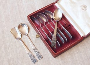 Multipurpose Stainless Steel Spoon <b>Set</b> for Kitchen Serving Eating Mixing - Product Image 6