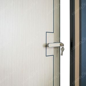 Puertas Interiores Personalizadas en Oferta, Puerta Corredera Ahorradora de Espacio, Combinación de Vidrio y Madera para Sala de Estar - Product Image 5