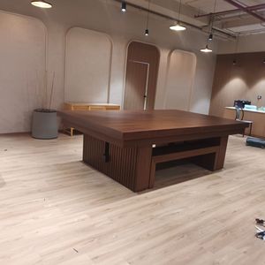 โต๊ะพูล 2 in 1 สุดหรู โต๊ะบิลเลียดดีไซน์ทันสมัย สำหรับใช้ในบ้าน โรงแรม คลับ เพื่อความบันเทิง - Product Image 2