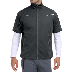 Chaqueta Deportiva de Béisbol de Manga Corta, Ligera, Resistente al Viento, para Práctica de Bateo, con Cierre, para Hombre - Product Image 3