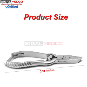<b>Toe</b> Nail Clipper Cutter with Ring Barrel Spring Professional Nipper Cutter Thick Ingrown Nails Barrel Spring Cutters Ergonomic - Product Image 5
