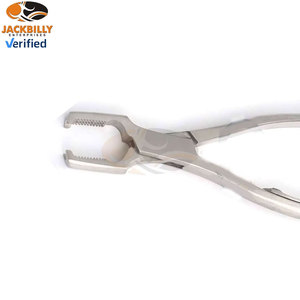 JACKBILLY Pince à os manuelle à cliquet 4 pouces Instrument chirurgical pour procédures orthopédiques en acier inoxydable durable MOL - Product Image 2