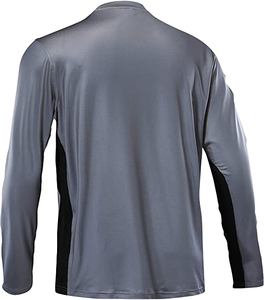 Chemises de bain pour hommes, Rash Guard UPF 50+, protection UV, séchage rapide, respirantes, écologiques, en Spandex/Polyester, pour la pêche et la plage, T-shirt OEM - Product Image 4