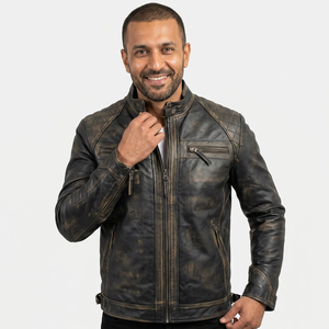 2026 Customized Cow Leather Jacket for <b>Men</b> Water-Resistant Fabric Outdoor Wear Winter Season Best jacket for <b>mens</b> - Product Image 1