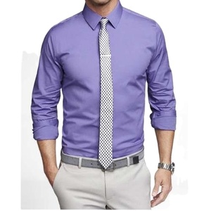 <b>Men's</b> <b>Shirt</b> 100% Cotton <b>Long</b> <b>Sleeve</b> Formal Plain Color Wholesale OEM Plus Size Top Premium Quality Customized Design and Logo - Product Image 5