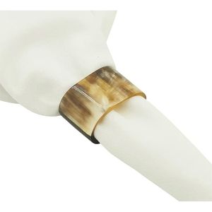 Horn Napkin <b>Ring</b> Holder <b>Indian</b> Handmade Durable Eco-Friendly Party Wedding Home Restaurant Hotel Use Best Quality - Product Image 5