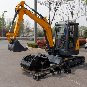 Excavadora estándar de 2.5 toneladas con giro de cola cero, cabina ROPS y bajo consumo de combustible - Product Image 3