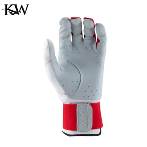 All Weather Leather Baseball Batting Gloves Split Finger Waterproof Durable Grip Sweat Resistant Left-Right Handed <b>Outdoor</b> - Product Image 5
