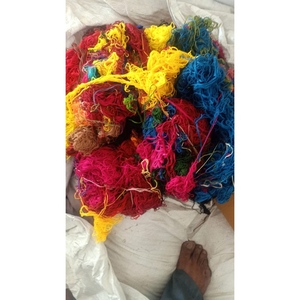Déchets de fil de coton multicolores pour la fabrication de fils recyclés et la production textile durable, disponibles au prix fabricant - Product Image 3