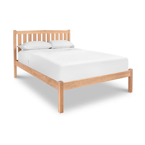 Wholesale Mission Style Solid Wood Platform <b>Bed</b> | Vertical Slat High Headboard Wooden <b>Bed</b> <b>Frame</b> - Product Image 4