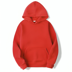 Sweat à capuche streetwear personnalisé en polaire avec cordon, pour homme, en matière de qualité supérieure, avec poche kangourou - Product Image 2