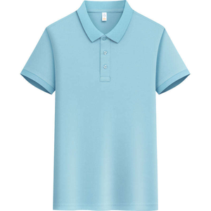 Camisa de Golf de Punto para Hombre al por Mayor, Manga Corta, Bordado Personalizado, Diseño Sólido, Polo Casual - Product Image 6