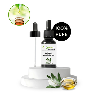 Pure Cajeput Essential Oil Manufacturer in Propinsi Maluku Aromaaz Brand Anti-Wrinkle Moisturizing Features - Product Image 2