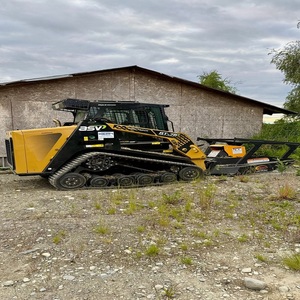 Hydraulic ASV Skid Steer Loader <b>Mulcher</b> High Load Moment Diesel Powered Engine Motor Pump 15.7-37kW Power Crawler Drive - Product Image 4