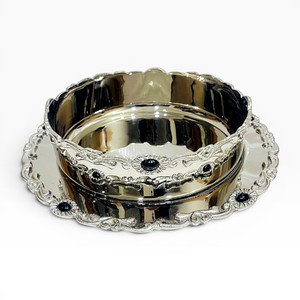 Assiette et bol en métal argenté de qualité supérieure, accessoires de chocolaterie personnalisables, fabricant d'accessoires de chocolat, tailles et couleurs personnalisées disponibles - Product Image 5