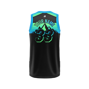 Maillots de basket-ball respirants personnalisables conçus de manière transparente ensembles de vêtements de sport imprimés du fabricant du Vietnam-OEM/ODM Active - Product Image 2