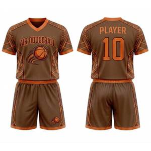 Uniformes de dodgeball compétitifs pour hommes et vêtements de sport d'équipe personnalisés avec design et impression sur mesure - Product Image 5