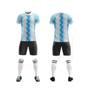 กางเกงขาสั้น ถุงเท้า เสื้อเจอร์ซีย์ ชุดทีมฟุตบอลที่ใส่สบาย ผู้จำหน่ายขายส่ง ชุดแข่งขันฟุตบอลระดับเอลีท ชุดยูนิฟอร์ม ออกแบบเสื้อเจอร์ซีย์ได้ตามต้องการ - Product Image 1