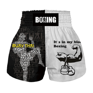 Pantalones cortos de boxeo Muay Thai para hombres, mujeres, niños, adolescentes, para Kickboxing, Lucha, MMA, Trunks, Sanda y Grappling - Product Image 4
