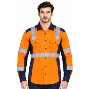Camisetas de alta visibilidad EAZWEARS para hombre, proveedor de ropa de trabajo personalizada para contratistas, abastecimiento de ropa de trabajo, uniformes de construcción para exportación, uniformes corporativos - Product Image 1