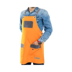 Tablier en toile imperméable pour personnel de bar commercial, avec logo personnalisé, léger, gilet de travail pour barman, matériel de haute qualité, tablier de salon de coiffure - Product Image 2